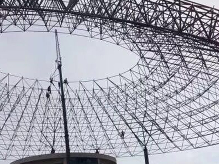 霍林郭勒篮球馆球形网架厂家价格